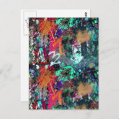 Graffiti en verf briefkaart (Voorkant / Achterkant)