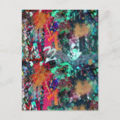 Graffiti en verf briefkaart (Voorkant)