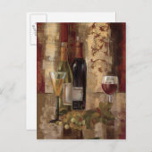 Graffiti en wijn briefkaart (Voorkant / Achterkant)