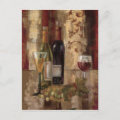 Graffiti en wijn briefkaart (Voorkant)