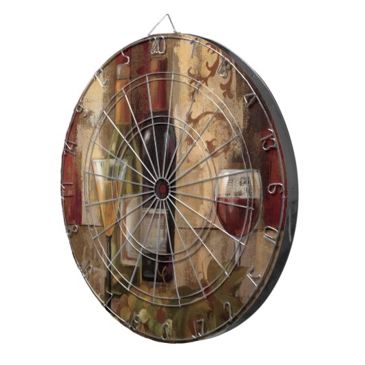 Graffiti en wijn dartbord (Voorkant Rechts)