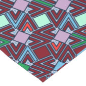 Graffiti Explosion Modern Geometric Pattern  Korte Tafelloper (Hoek)