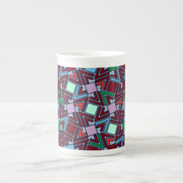 Graffiti Explosion Modern Geometric Pattern  Porselein Kop