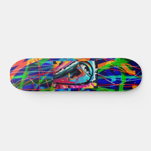 Graffiti Eye, 7 3/4" Skateboard Deck (Horizontaal)