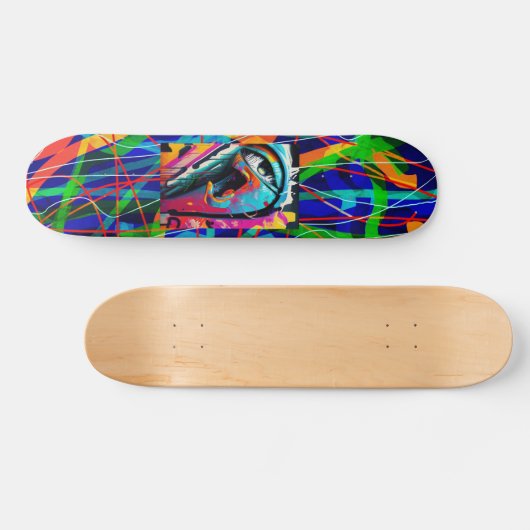 Graffiti Eye, 7 3/4" Skateboard Deck (Horizontaal)