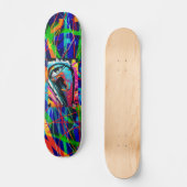 Graffiti Eye, 7 3/4" Skateboard Deck (Voorkant)