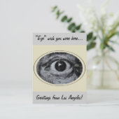 Graffiti Eye Briefkaart (Staand voorkant)
