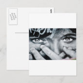 Graffiti Eye Briefkaart (Voorkant / Achterkant)