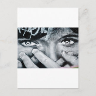 Graffiti Eye Briefkaart