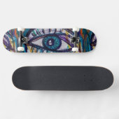 Graffiti Eye Persoonlijk Skateboard (Horizontaal)