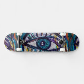 Graffiti Eye Persoonlijk Skateboard (Horizontaal)