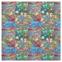 Graffiti Fabric Stof