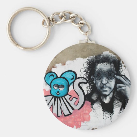 Graffiti Farbfotografie Acryl Sleutelhanger (Voorkant)