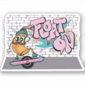 Graffiti Float Sticker (Voorkant)