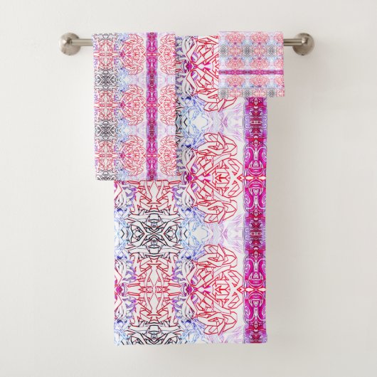 Graffiti Flower Bad Handdoek (Insitu)