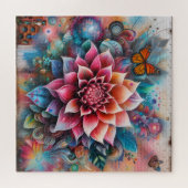 Graffiti Flower Legpuzzel (Horizontaal)