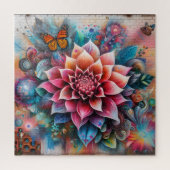 Graffiti Flower Legpuzzel (Verticaal)