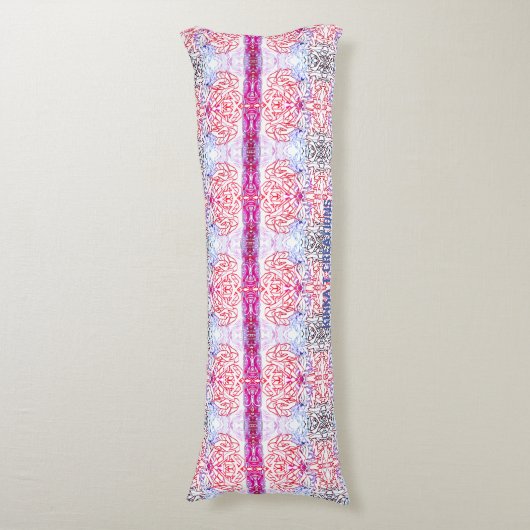 Graffiti Flower Lichaamskussen (Voorkant Verticaal)