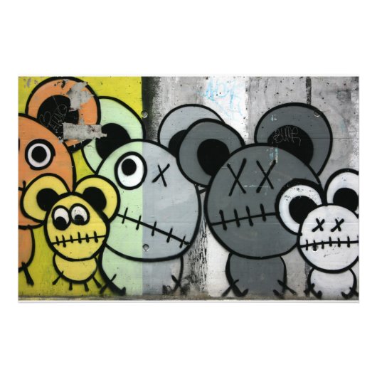 Graffiti Foto Afdruk (Voorkant)