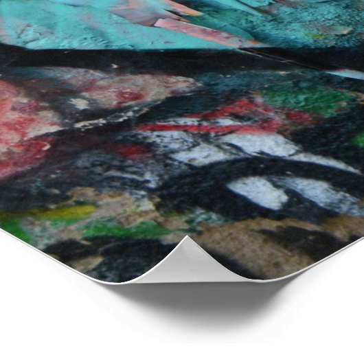 Graffiti foto-poster poster (Hoek)