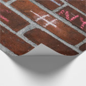 Graffiti-foto van New York City Street Cadeaupapier (Hoek)