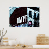 Graffiti-foto van New York City Street Poster (Keuken)