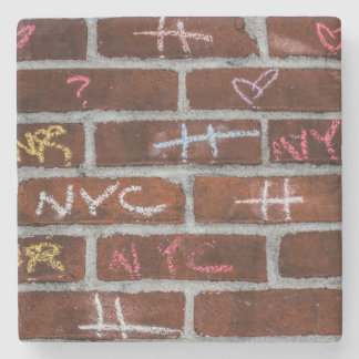 Graffiti-foto van New York City Street Stenen Onderzetter