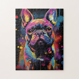 Graffiti Franse buldog Legpuzzel