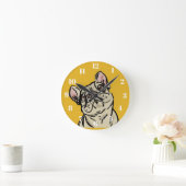 Graffiti French bulldog Ronde Klok (Huis)
