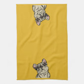 Graffiti French bulldog Theedoek (Verticaal)