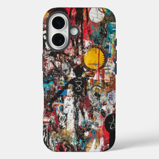Graffiti Frequentie Telefoonhoes Case-Mate iPhone Case (Achterkant)