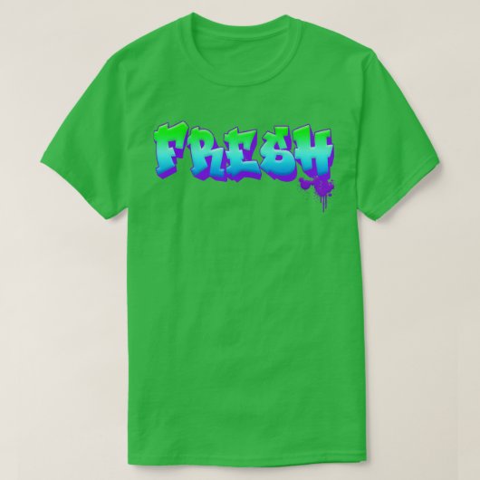 Graffiti Fresh Prince of Bel Air 1990s 90s tv-Show T-shirt (Design voorkant)