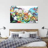 Graffiti Fun Canvas Afdruk (Insitu (Slaapkamer))