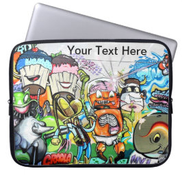 Graffiti Fun Laptop Sleeve