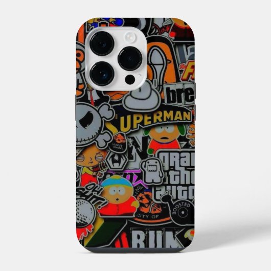 Graffiti gaming iPhone hoesje (Achterkant)