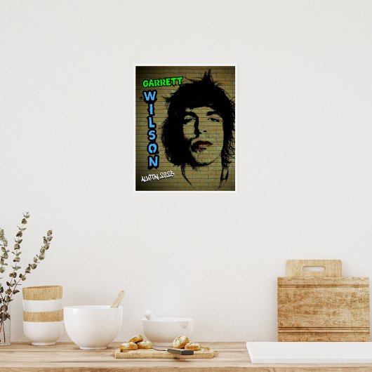 Graffiti Garrett Wilson 2025 Poster (Keuken)