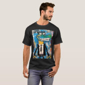 Graffiti Gator Straatkunst Krokodil T-shirt (Voorkant volledig)