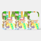 Graffiti-gebied van de architectuur van Minsk Bela Case-Mate iPhone Case (Achterkant (horizontaal))