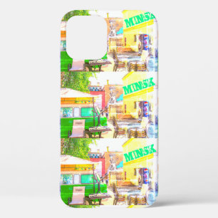 Graffiti-gebied van de architectuur van Minsk Bela Case-Mate iPhone Case