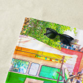 Graffiti-gebied van de architectuur van Minsk Bela Strandlaken (In situ)