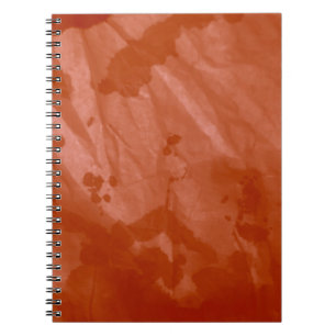 Graffiti geborsteld. Tie Dye Shirt. Cream-Waterver Notitieboek