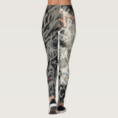 Graffiti gedrukte Leggings (Achterkant)