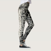 Graffiti gedrukte Leggings (Rechts)