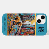 Graffiti Geïnspireerde iPhone / iPad hoesje (Achterkant (horizontaal))