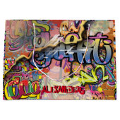 Graffiti gekrabd, gekrabd, of GESPIJNDE stenen Groot Cadeauzakje (Voorkant)