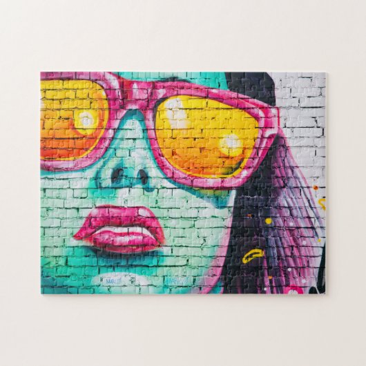 Graffiti girl 252 puzzel (Horizontaal)