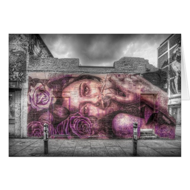 Graffiti Girl, Shoreditch London (Voorkant Horizontaal)