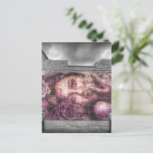 Graffiti Girl, Shoreditch London Briefkaart (Staand voorkant)