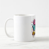 Graffiti Good Vibes Only Girl Mug Koffiemok (Links)
