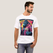 Graffiti Gorilla Urban Streetwear Design T-shirt (Voorkant volledig)